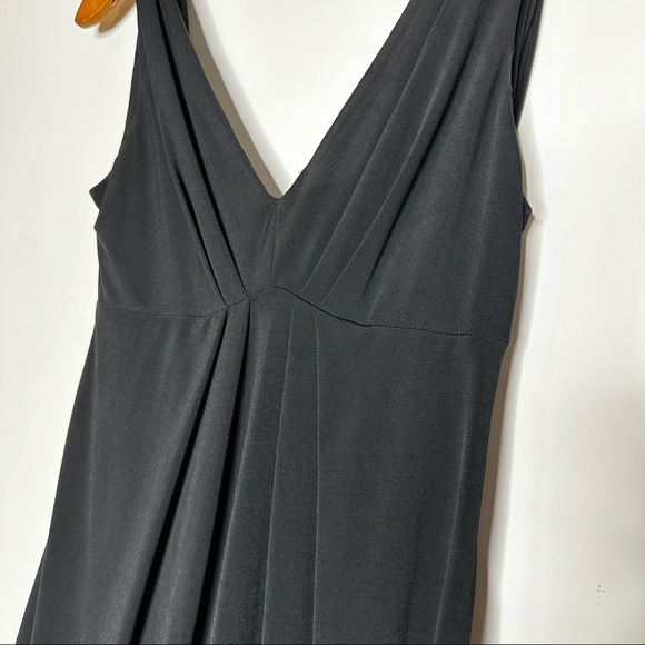 Eliza J Missy Dress Sz S 4 Black Scoop Back Polyester Rn 114244 36” long - Picture 5 of 13